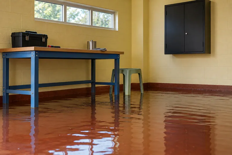 Water Extraction Near Pickrell Park — standing water inside an affected room